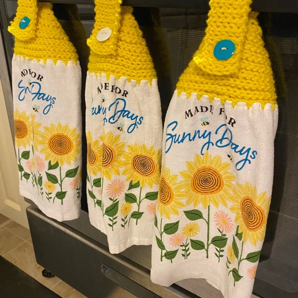 crochet towels handmade with love - Picture 2 of 2